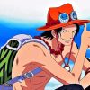 Portgas D. Ace One Piece Character Diamond Painting