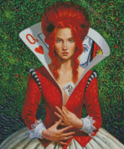 Queen Of Hearts Diamond Paintings