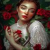 Queen Of Red Roses Diamond Painting