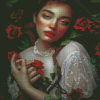 Queen Of Red Roses Diamond Paintings