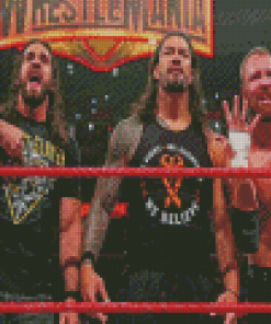 The Shield WWE Wrestlers Diamond Paintings