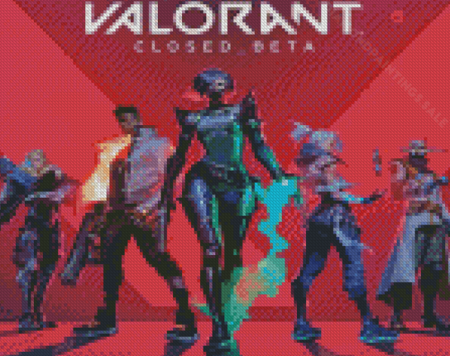 Valorant Game Poster Diamond Paintings