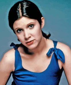 Vintage Carrie Fisher Diamond Painting