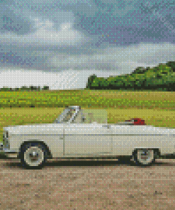 White Ford Zephyr Diamond Paintings