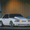 White Mustang Fox Body Diamond Paintings