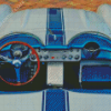 1957 Vintage Blue Corvette Diamond Paintings