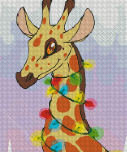 Aesthetic Christmas Giraffe Diamond Paintings