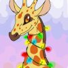 Aesthetic Christmas Giraffe Diamond Painting