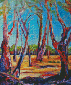 Aesthetic Eucalyptus Trees Diamond Paintings