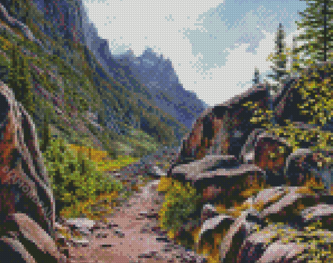 Aesthetic North Cascade Canyon Diamond Paintings