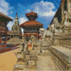 American Ancient City Bhaktapur Nepal Diamond Paintings