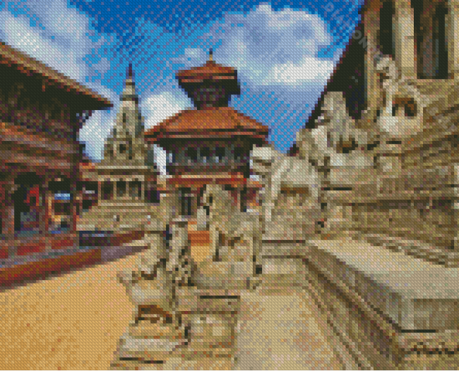 American Ancient City Bhaktapur Nepal Diamond Paintings