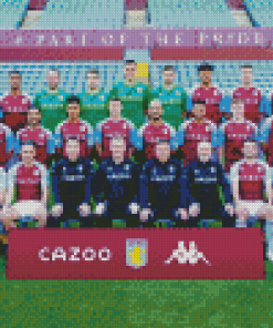 Aston Villa Football Team Diamond Paintings