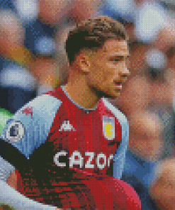 Aston Villa Matty Cash Player 1 Diamond Paintings