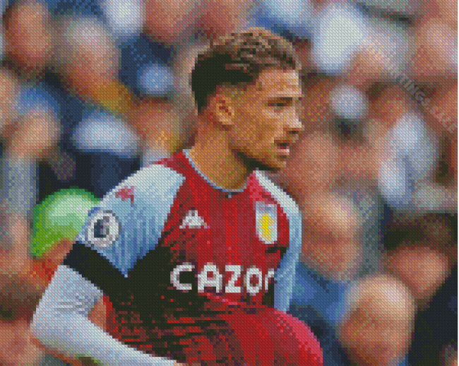 Aston Villa Matty Cash Player 1 Diamond Paintings