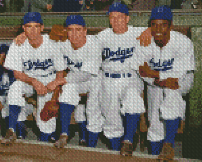 Baseball Brooklyn Dodgers Diamond Paintings