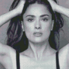 Black And White Salma Hayek Diamond Paintings