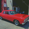 Classic Red Plymouth Belvedere Diamond Paintings