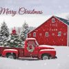 Farm Christmas Ford Truck Diamond Painting