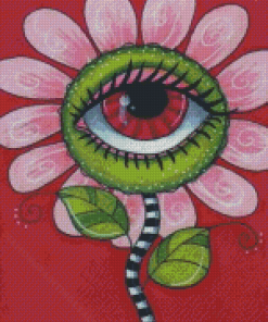 Flower Eye Diamond Paintings