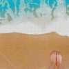 Foot In Water By Seaside Diamond Paintings