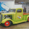 Green 1936 Chevy Truck Diamond Paintings