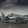 Grey Koenigsegg Agera Car Diamond Paintings