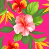 Hawaiian Flower Art Diamond Painting