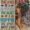 Hippie Girl Diamond Paintings