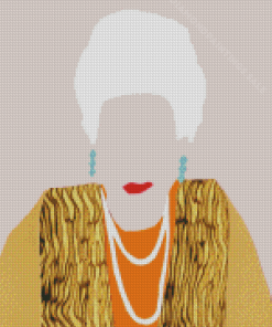 Illustration Madame D The Grand Budapest Hotel Diamond Paintings