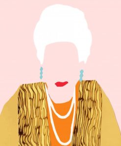 Illustration Madame D The Grand Budapest Hotel Diamond Painting