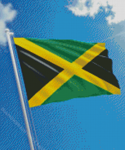 Jamaican Flag Diamond Paintings