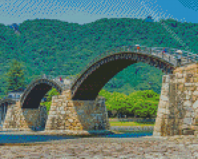 Kintaikyo Bridge Japan Diamond Paintings