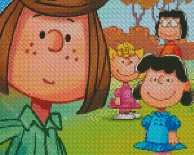 Lucy Van Pelt And Friends Diamond Paintings