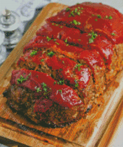 Meatloaf Food Diamond Paintings
