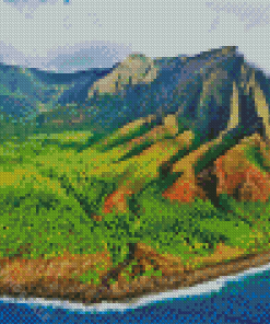 Na Pali Coast Hawaii Landscape Diamond Paintings