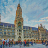 New Town Hall Marienplatz Diamond Paintings