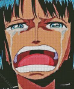 One Piece Nico Robin Crying Diamond Paintings