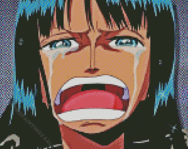 One Piece Nico Robin Crying Diamond Paintings