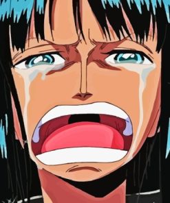 One Piece Nico Robin Crying Diamond Painting