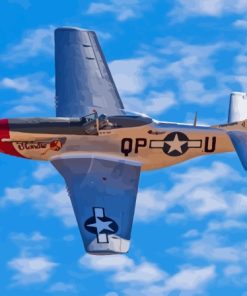 P51 Mustang Diamond Painting