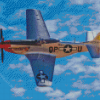 P51 Mustang Diamond Paintings