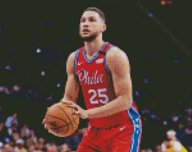 Philadelphia 76 Ben Simmons Diamond Paintings