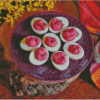 Pink Deviled Eggs Diamond Paintings