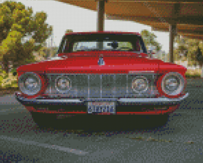 Plymouth Belvedere Car Front Diamond Paintings