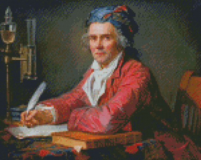 Portrait of Doctor Alphonse Leroy Jacques Louis David Diamond Paintings