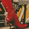 Red Boots Diamond Paintings