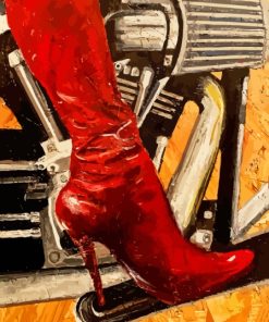 Red Boots Diamond Painting