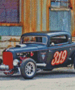 Retro 1932 Ford Car Diamond Paintings