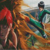 Rock Lee Vs Gaara Diamond Paintings